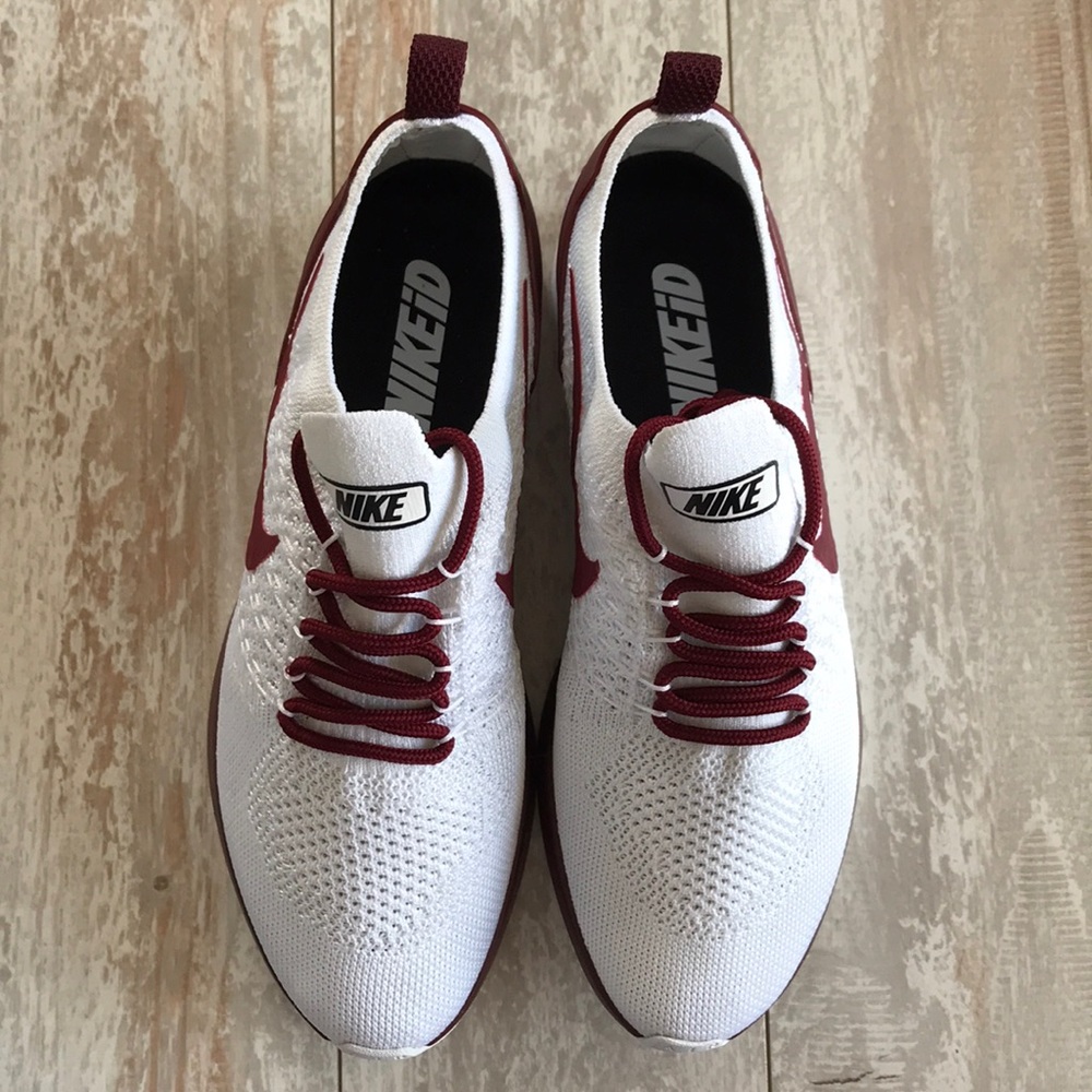 NWT Nike ID Air Zoom Mariah Flyknit maroon - Picture 6 of 8